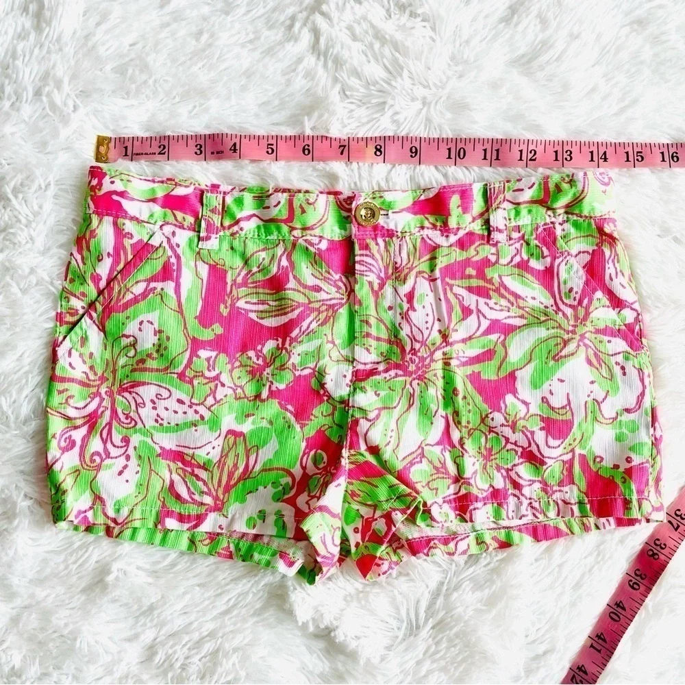 Lilly Pulitzer | Girls Adie Shortsin Flamingo‎ Pink Southern Charm, 14